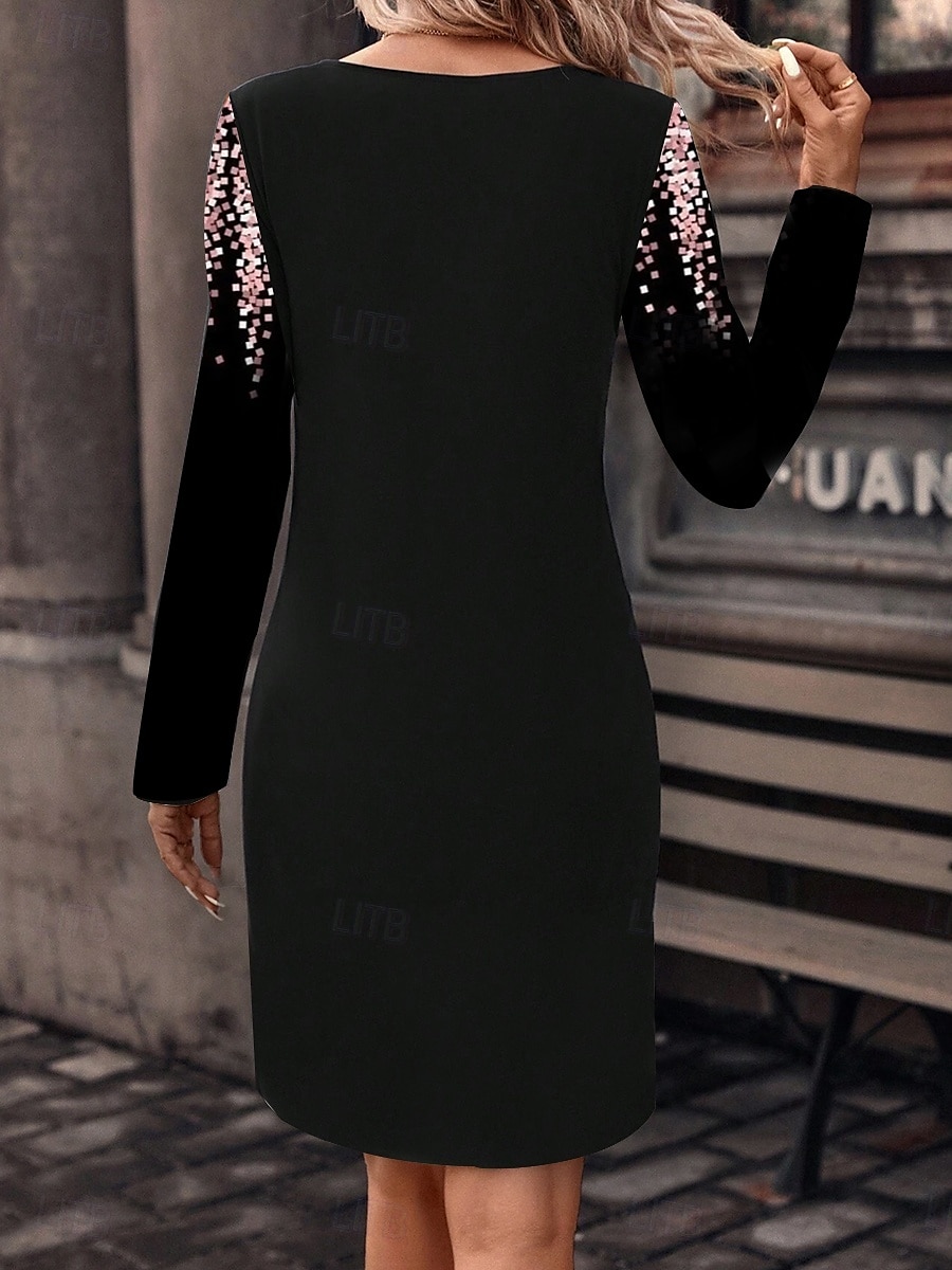 Damen Maxi Kleid Sheath Kleid Petite Kleid T-Shirt Kleid Tee Kleid Sommerkleid Elegant Stylisch Urlaub Straße Freizeit Regulär Fit Floral Langarm Rundhalsausschnitt Rosa Sommer 2025 - $23.99 –P2