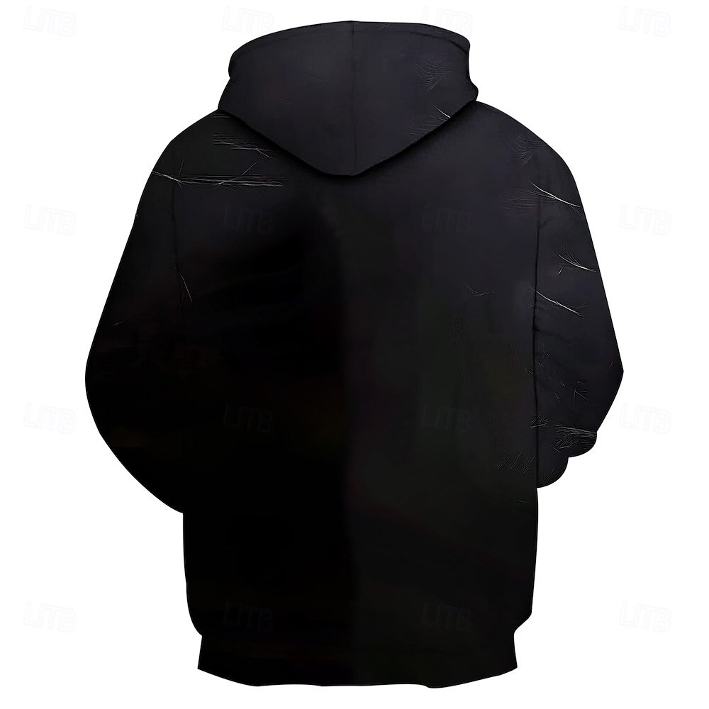 Víspera de Todos los Santos Calabaza Sudadera Pullover Víspera de Todos los Santos 3D Bolsillo delantero Gráfico Para Pareja Hombre Mujer Adulto Víspera de Todos los Santos Carnaval Mascarada 2025 - $29.99 –P4