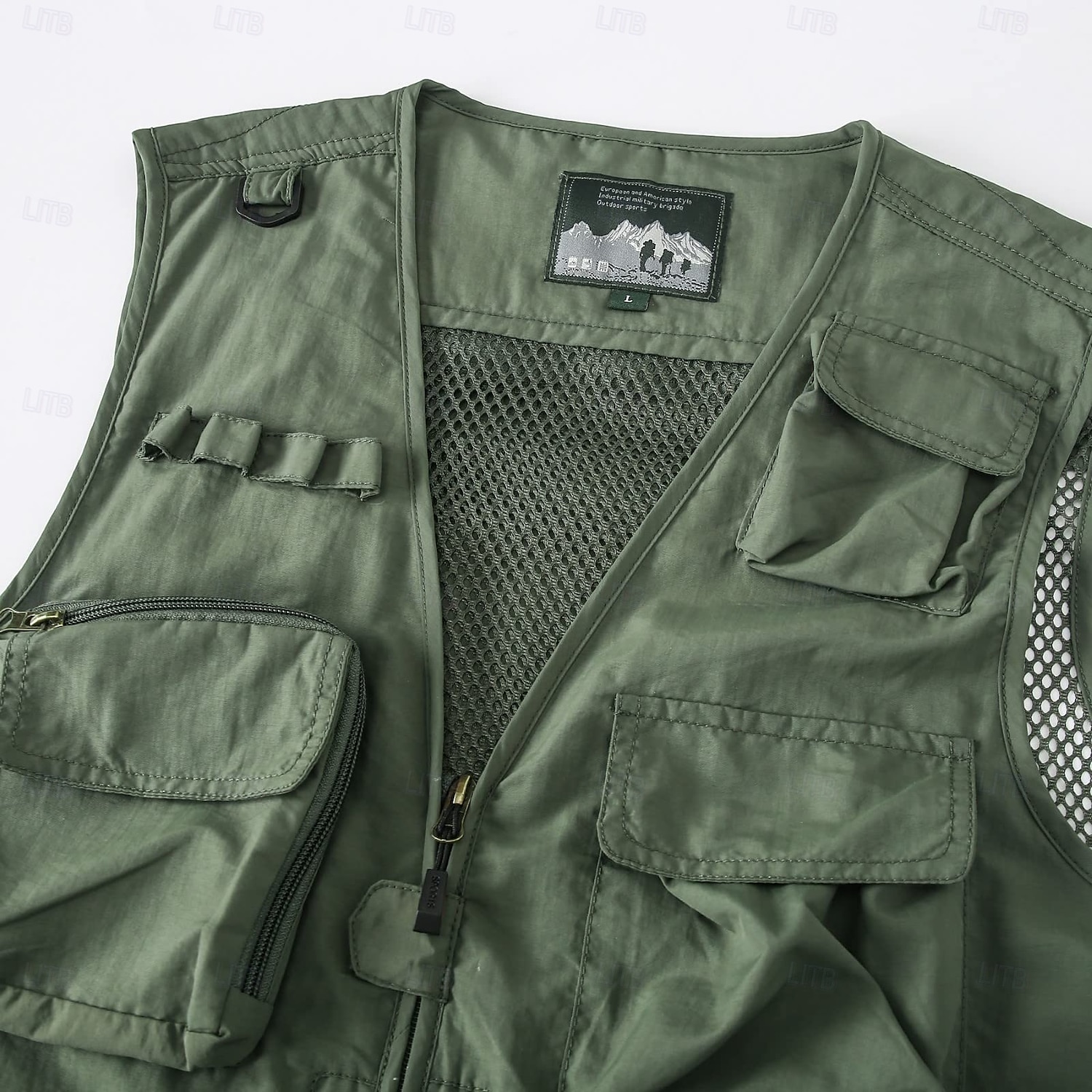 Homme Gilet Gilet de pêche Gilet de Randonnée Sport extérieur Pêche La photographie Camping et randonnée Décontractées Automne Hiver Maille Poches latérales Séchage rapide Double couche Polyester de 2025 ? $44.99 –P7