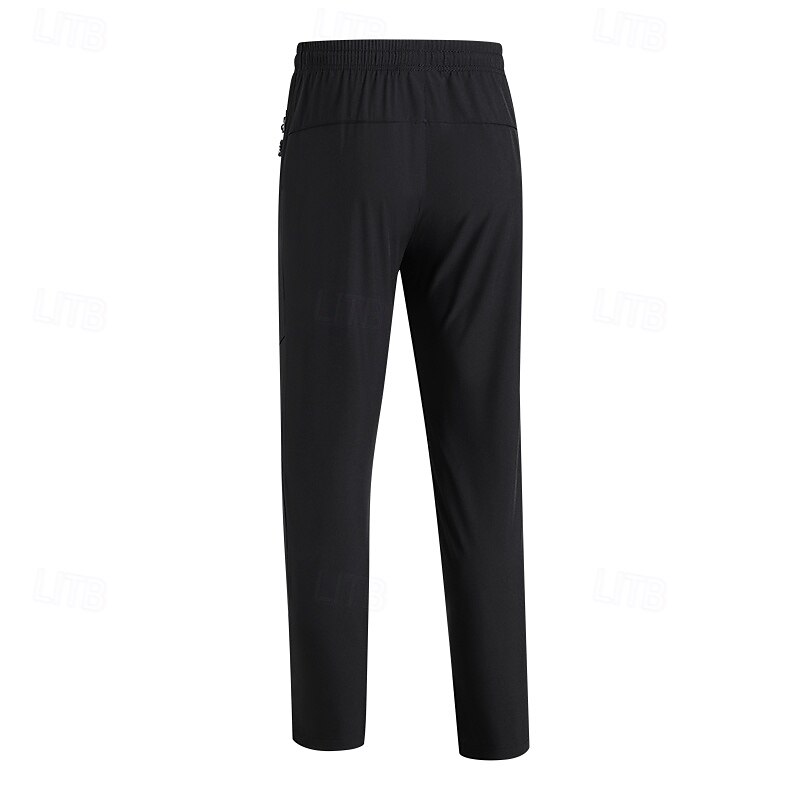 Men's Pants Trousers Hiking Pants Outdoor Pants Sport Casual Daily Elastic Elastic Drawstring Design Plaid / Striped / Chevron / Round Full Length Casual Activewear Black Dark Blue Micro-elastic 2025 - $24.99 –P4