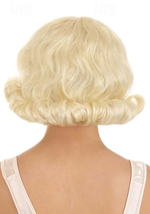 Peruca scurtă blondă din anii '50 pentru femei peruci Halloween peruci cosplay de petrecere 2026 - $19.99 –P2
