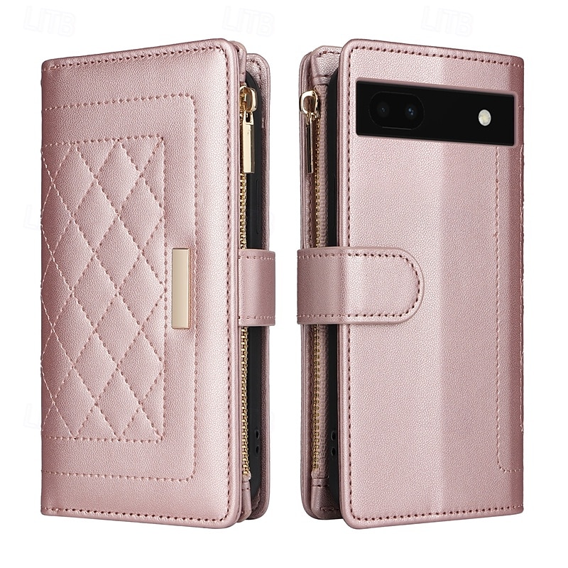 telefon Maska Pentru Pixel 9 Pro Pixel 9 Pro XL Pixel 8 Pro Pixel 8 Pixel 9 Pixel 7 Pixel 7 Pro Capac Spate rezista Fermoar Acceptă încărcarea fără fir Retro TPU PU piele 2025 - $22.99 –P4