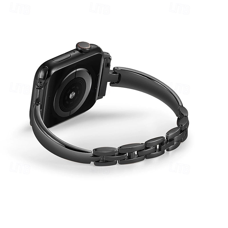 Solo Loop Kompatibilis valamivel Apple Watch óraszíj 38mm 40mm 41mm 42mm 44mm 45mm 49mm Női Fém kapocs ötvözet Csere óraszíj mert iwatch Ultra 2 Series 9 8 7 SE 6 5 4 3 2 1 2025 - $14.99 –P5