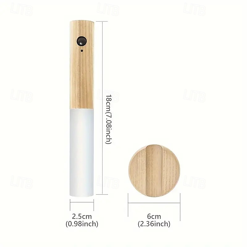 1pc Intelligent Human Body Induction Night Light LED Rechargeable Corridor Cabinet Wall Light Household Toilet Wall Induction 2025 - $18.99 –P5