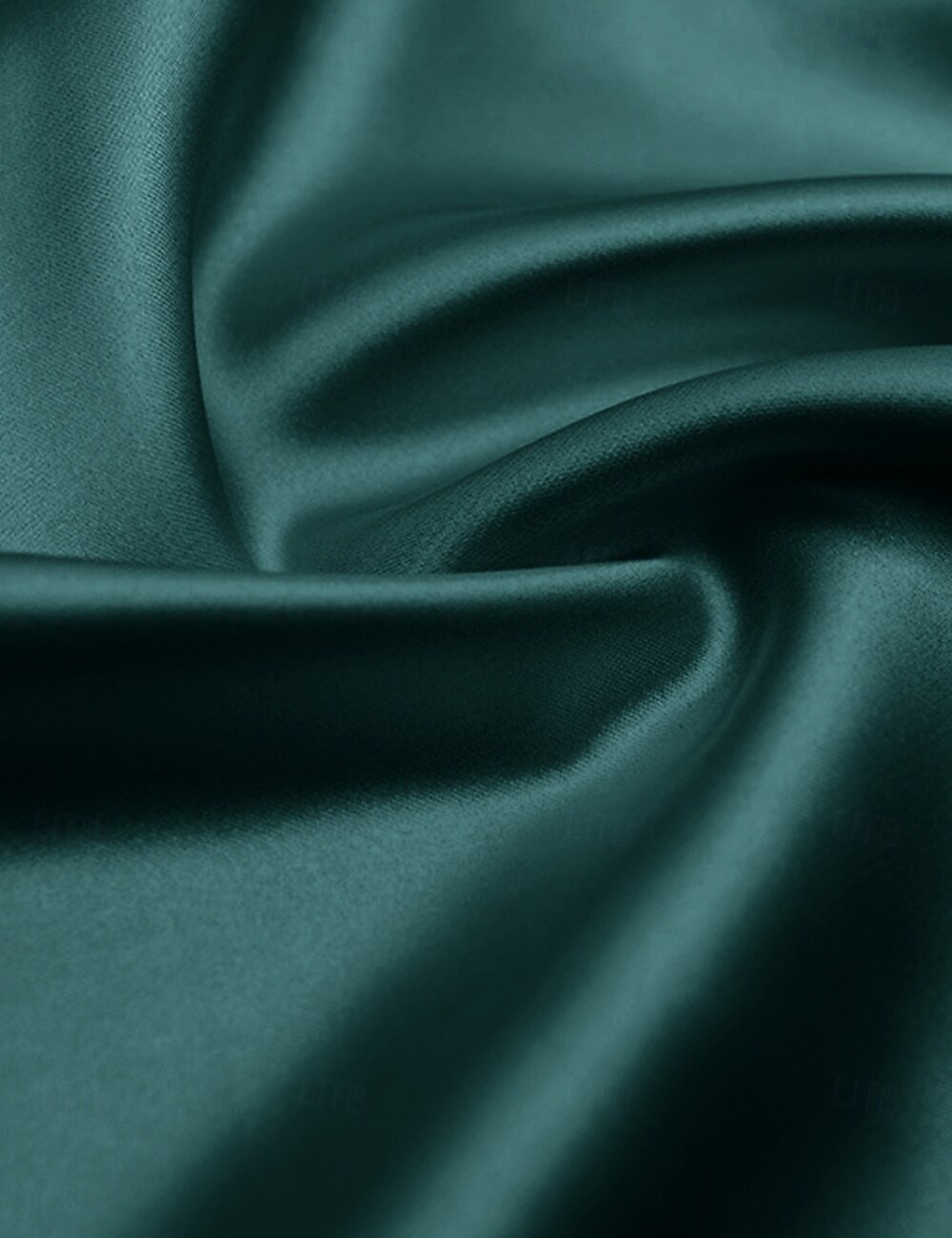 Sheath-Kleid Mutter der Braut Kleid Elegantes Juwelenausschnitt Tee-Länge Satin Halbe Ärmel mit Falten einfarbig kostenlose Anpassung 2025 - $148.99 –P4
