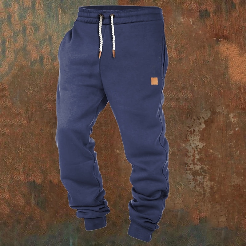 Herre Joggebukser Jogger Bukser Lomme Snorer Elastisk midje عادي Komfort Sport & Utendørs Daglig Mote Fritid Militærgrønn Svart Mikroelastisk 2026 - $17.99 –P1