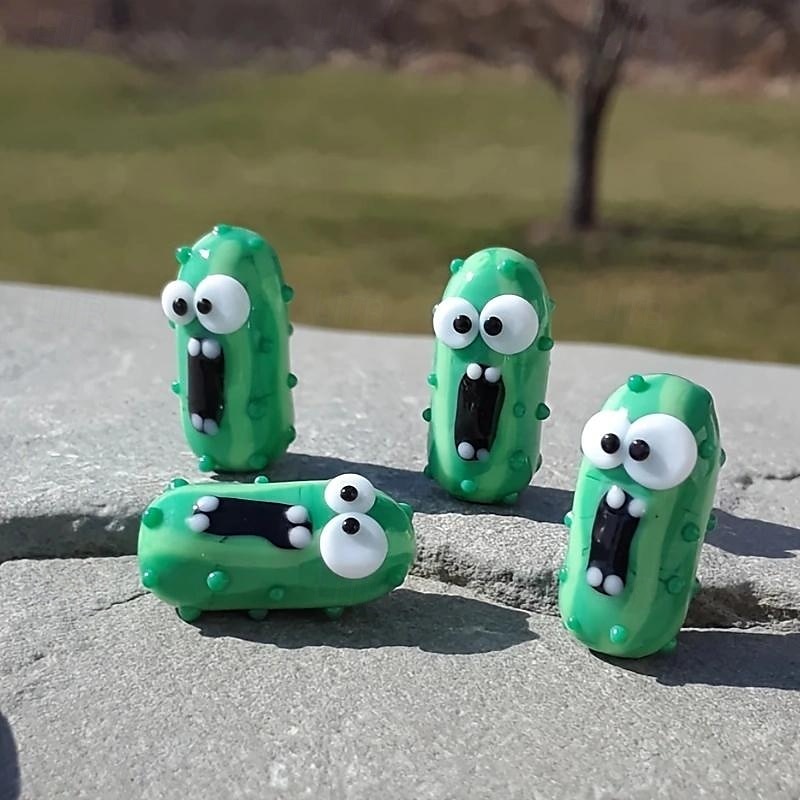 10 PCS Fun Screaming Pickles - Perfect Home Decor & Gift for Foodies and Pickle Enthusiasts, PVC, No Batteries Required Christmas Gift 2026 - $8.99 –P4