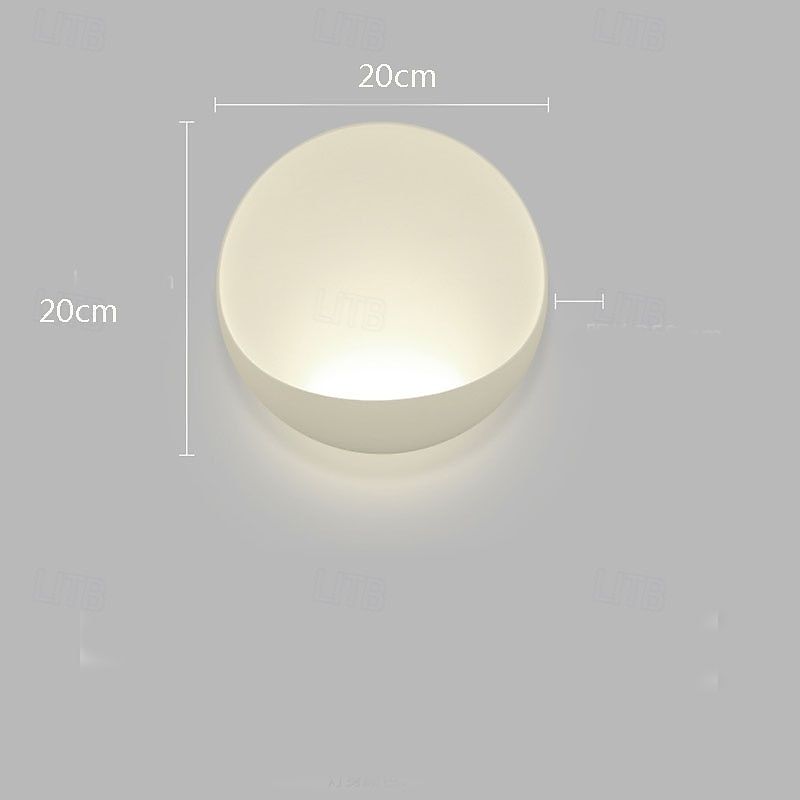 Modern Minimalist Round Aluminum LED Wall Sconce Lamp Indoor Modern Indoor Wall Lights Bedroom Metal Wall Light 110-240V 10W 2025 - $141.99 –P1