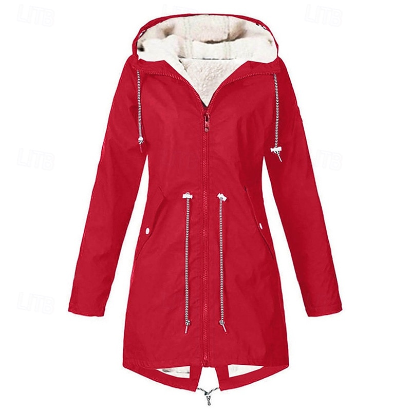 Mulheres Casaco de inverno Jaqueta de lã para caminhada Inverno Ao ar livre Prova-de-Água Quente Macio Confortável Jaquetas em Velocino Zip Completo Campismo / Escursão / Espeleologismo Viajar de 2026 por $52.99 –P10