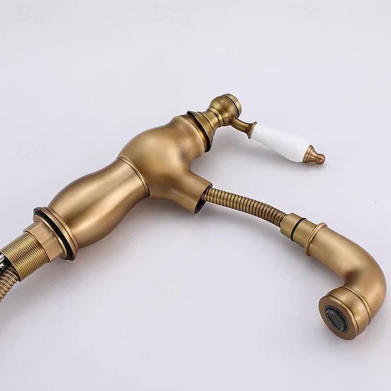 Robinet lavabo - Rétractable Plaqué Set de centre Mitigeur un trouBath Taps de 2025 ? $153.99 –P3