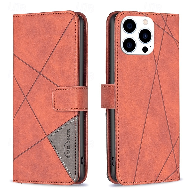 Phone Case For iPhone 16 Pro Max Plus iPhone 15 Pro Max Plus iPhone 14 13 12 11 Pro Max Plus Mini Wallet Case with Stand Holder Card Slot Shockproof Retro TPU PU Leather 2025 - $16.99 –P11