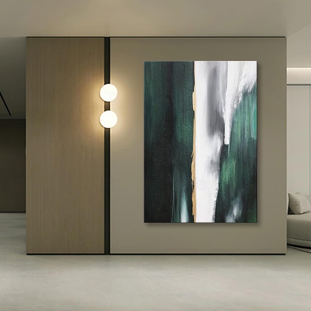 Handmade Oil Painting Canvas Wall Art Decoratio Modern Green Abstract for Home Decor Rolled Frameless Unstretched Painting 2025 - $55.99 –P3