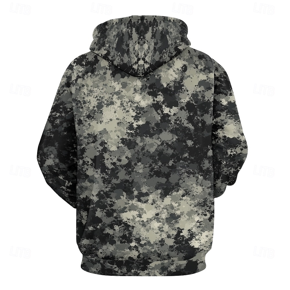 Homens Gráfico camuflagem Moletom Moletons Férias Diário Manga Longa Com Capuz Férias Esportes Para Noite Camuflado Estampado Inverno Primavera & Outono Designer de 2025 por $36.99 –P2