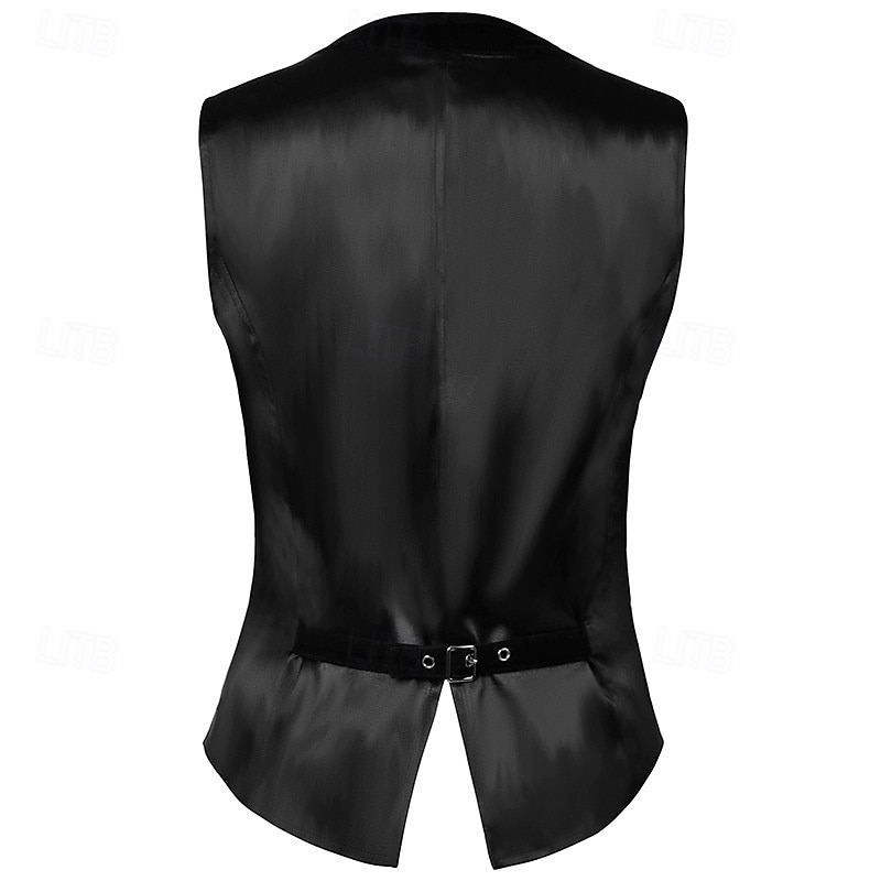 Vittoriano Medievale Rinascimento Gilet Principe Aristocratico Slim Fit Jacquard Scollo a V Costume Per uomo Vichingo Fantasia Reale Carnevale Mascherata Performance Adulti Gilet del 2026 a $32.99 –P4