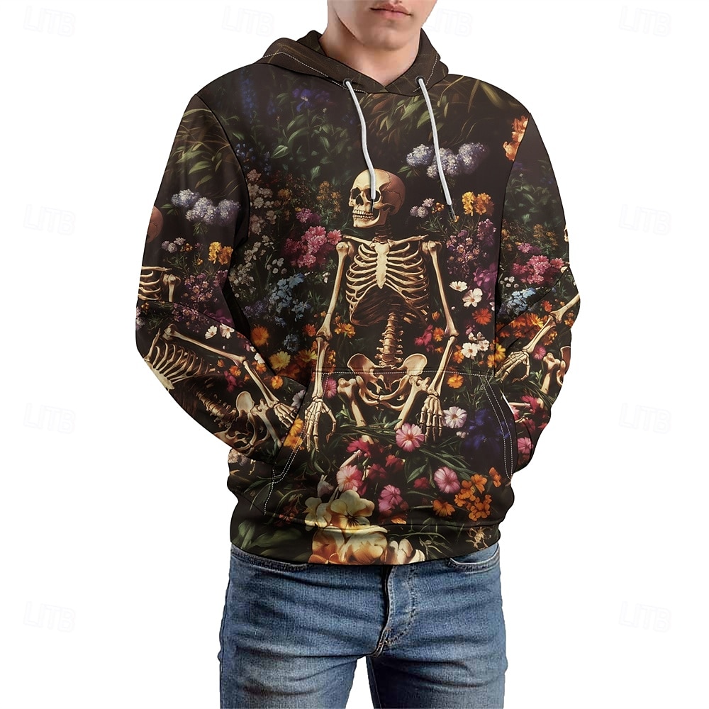 Homens Gráfico Escuro Moletom Moletons Moletom Manga Longa Moletom com capuz Com Capuz Férias Impressão 3D Férias Esportes Para Noite Marron Estampado Inverno Primavera & Outono Designer de 2025 por $30.99 –P4