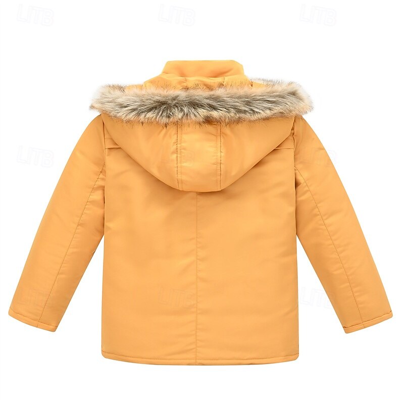 παιδικό πουπουλένιο μπουφάν για κορίτσια απλό streetwear τσέπης διακοπών βαμβακερό παλτό πανωφόρι 4-12 ετών φθινοπωρινό μαύρο ροζ σκονισμένο τριαντάφυλλο 2025 - $50.99 –P10