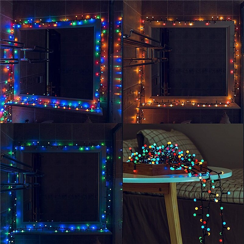 vanntette led fe string lights 5m/10m julelys dc31v eu/us/au/uk plug led string lights for outdoor  & innendørs innredning 2025 - $44.99 –P12