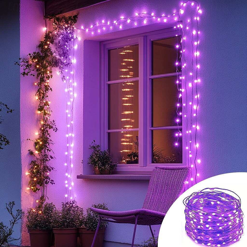 1 pack 50 LED Fairy Lights - 5 Meter, 3AA Battery Powered, Perfect for Christmas, Weddings, Parties, Family Vacations, Gatherings, and More - Always On 2025 - $11.49 –P7