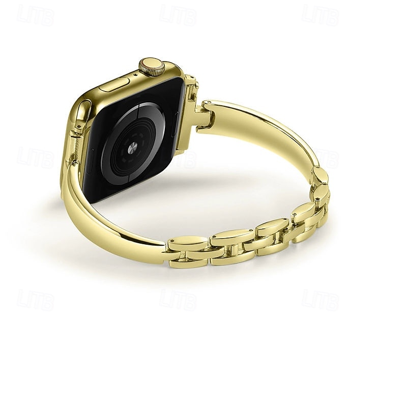Solo Loop Kompatibilis valamivel Apple Watch óraszíj 38mm 40mm 41mm 42mm 44mm 45mm 49mm Női Fém kapocs ötvözet Csere óraszíj mert iwatch Ultra 2 Series 9 8 7 SE 6 5 4 3 2 1 2025 - $14.99 –P10