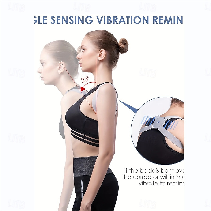Get A Flat Belly And Perfect Posture Instantly With This Hunchback Corrector With Sensor Vibration Reminder 2025 - $20.99 –P4