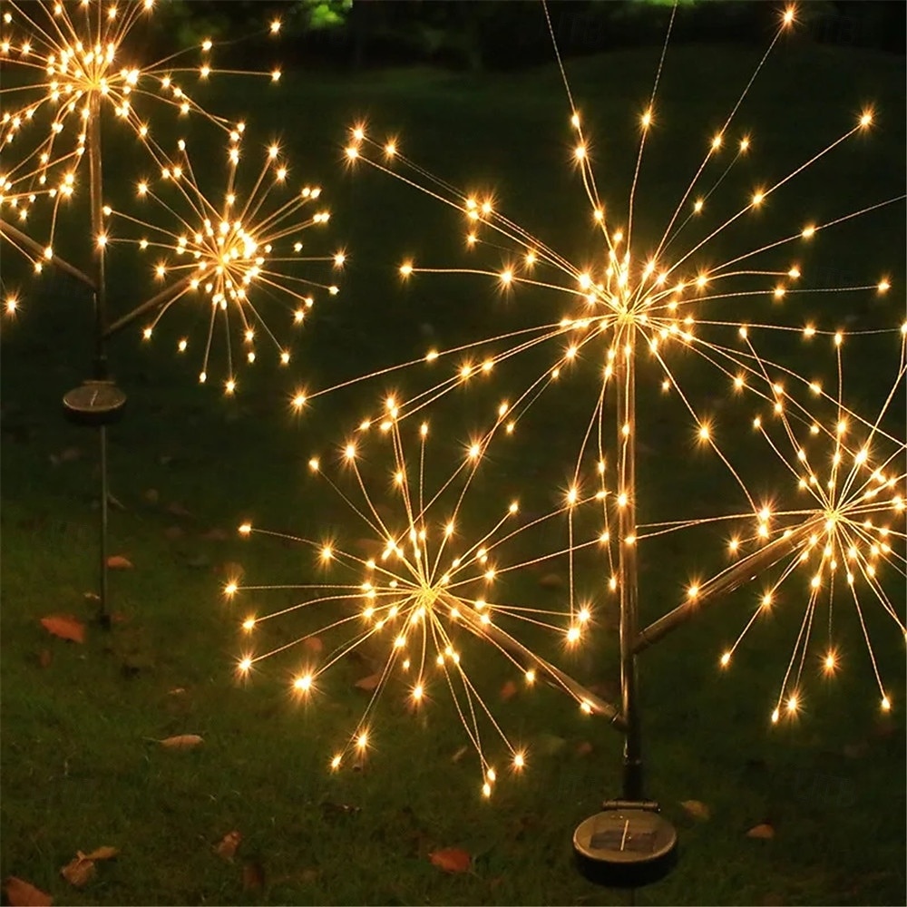 Aurinko Ilotulituksia Valo 3in1 Aurinko Maahan Upotettu Voikukan Valoketju Ulkona Kestävä Koristevalaisin 1/2kpl 2025 - $29.99 –P2