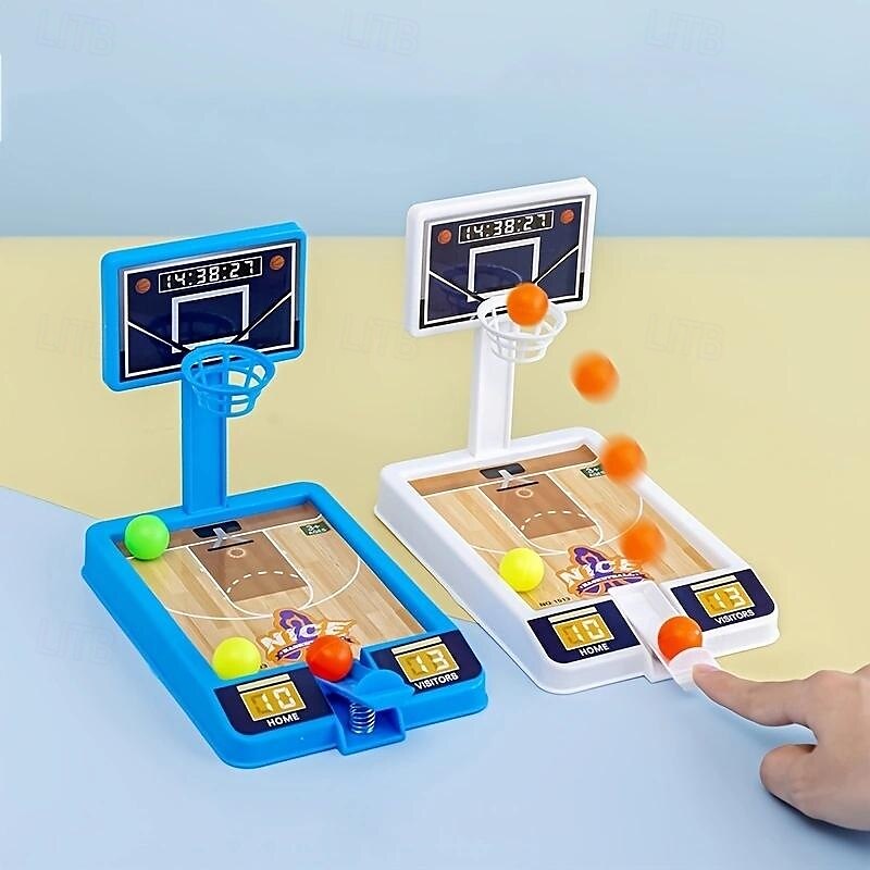1 mini appareil de tir de table, machine de basket-ball à catapulte à doigts, jouet interactif parent-enfant, cadeau d'anniversaire pour enfants, cadeau pour enfants, jouets pour garçons, capacité de de 2025 ? $11.49 –P3