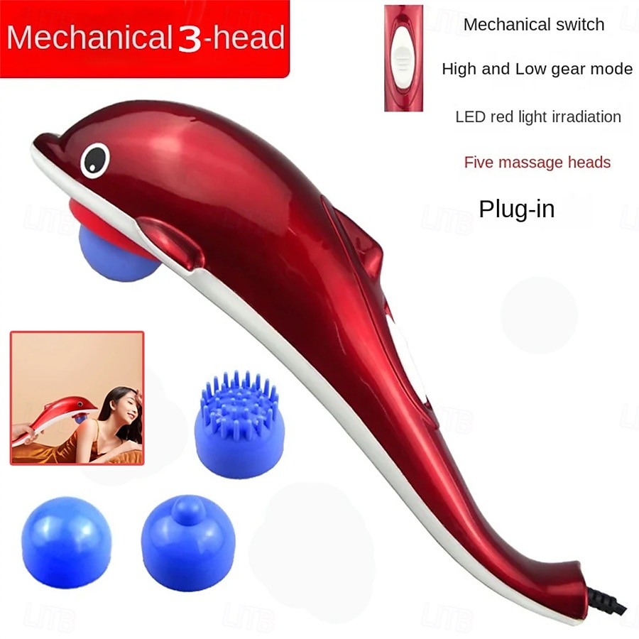 Masaj electric pentru gât mașină de masaj cervical masaj multifunctional pentru corp gât umăr și talie ciocan de masaj acasă cadou de Ziua Îndrăgostiților 2026 - $41.99 –P1