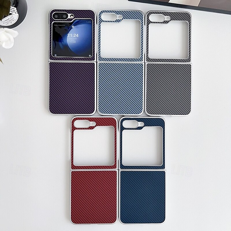 Phone Case For Samsung Galaxy Z Flip 7 Z Flip 6 Z Flip 5 Z Flip 4 Z Flip 3 Back Cover Shockproof Retro TPU PU Leather 2025 - $13.99 –P1