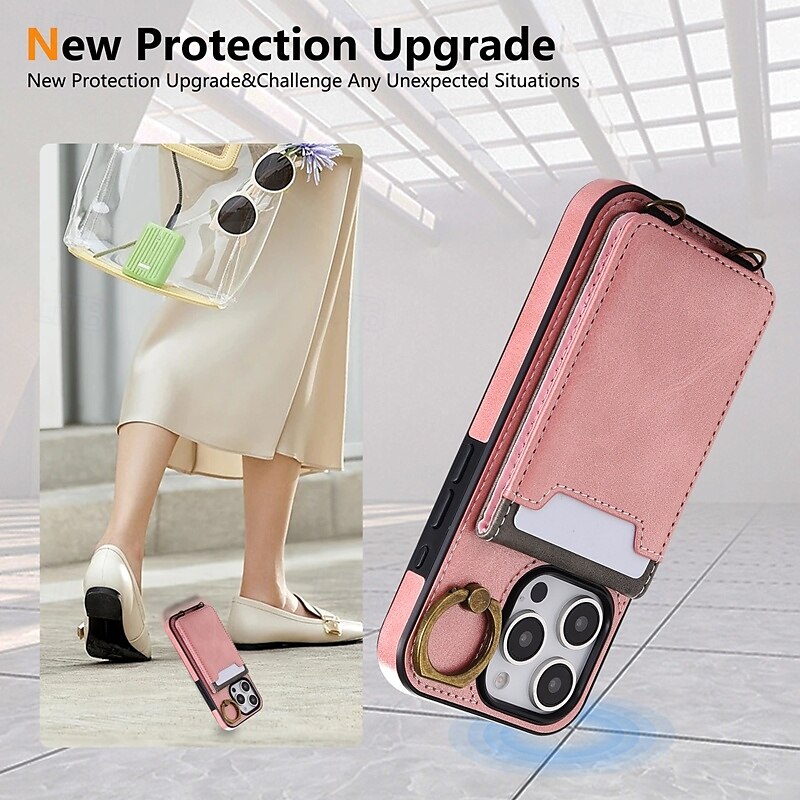 telefoon hoesje Voor iPhone 16 Pro Max Plus iPhone 15 Pro Max Plus iPhone 14 13 12 11 Pro Max Plus iPhone 14 Pro Max iPhone 13 12 11 Pro Max Achterkant met standaard Ringhouder met polsband Retro TPU 2025 - $20.99 –P8