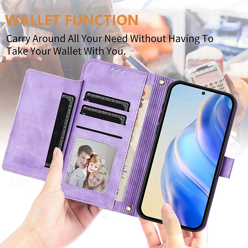 2025年 電話 ケース 用途 S24 S24 Ultra Plus S23 S22 S21 S20 Ultra Plus FE A55 A35 A25 A15 5G A54 A34 A14 A73 A53 A33 A23 A13 A72 A52 A32 A22 A12 A21s S25ウルトラ バックカバー スタンド付き ジッパ- ワイヤレス充電をサポート レトロ風 TPU PUレザー コレクション – $18.99 –P4