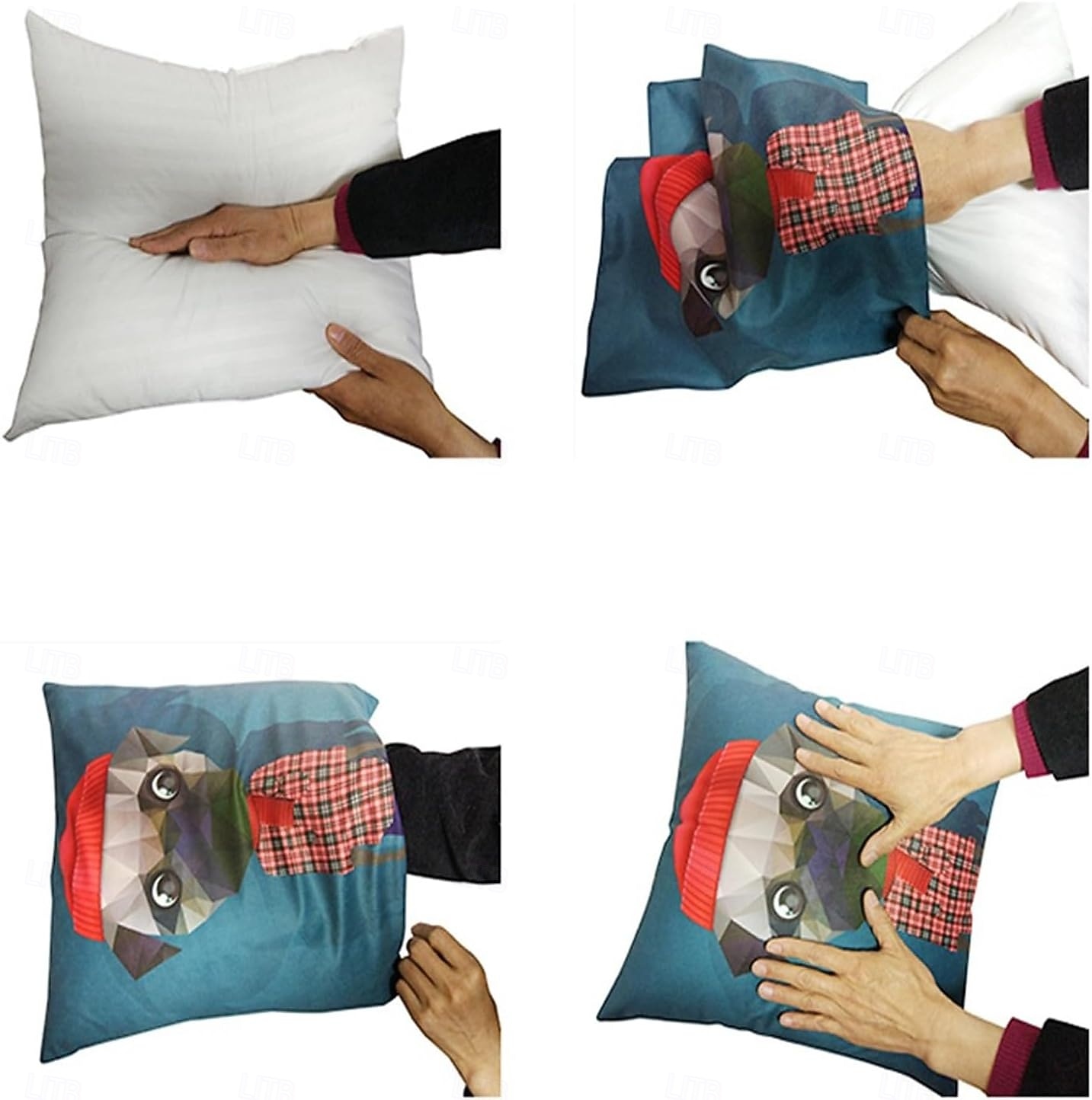 Custom Pet Photo Memorial Pillow Cover Cushion Cover Throw Pillow Sympathy Gift Personalized Memorial Gifts When You Miss Me Hug 2026 - $14.49 –P4