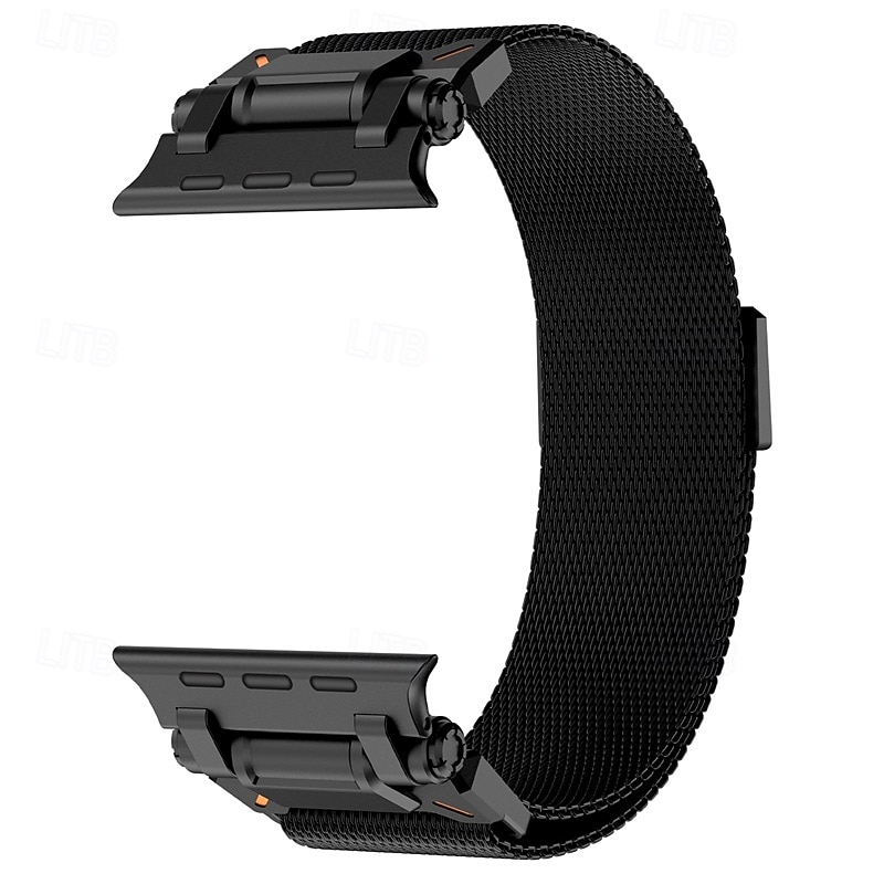 Loop Solo Compatível com Pulseira Apple Watch 42mm 44mm 45 mm 49mm Fecho de Metal Ajustável Aço Inoxidável pulseira de substituição para iwatch Ultra 2 Series 9 8 7 SE 6 5 4 3 2 1 de 2025 por $26.99 –P3