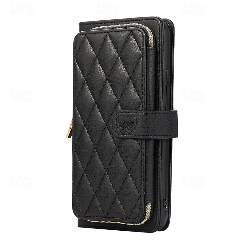 Phone Case For S24 Ultra S24 Plus S24 S24 FE S23 S22 S21 S20 Ultra Plus FE A55 A35 A25 A15 5G A54 A34 A14 A73 A53 A33 A23 A13 A72 A52 A32 A22 A12 A51 Flip Cover with Stand Holder Zipper with Wrist 2025 - $22.99 –P8