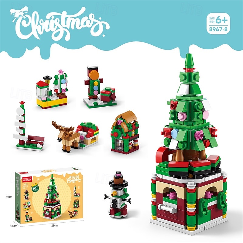 seturi de blocuri de construcție de Crăciun kit de construcție brickheadz moș/ren/om de zăpadă/bărbat dulce set de cărămizi decorațiuni și cadouri de Crăciun pentru copii băieți fete adult 2025 - $21.99 –P10