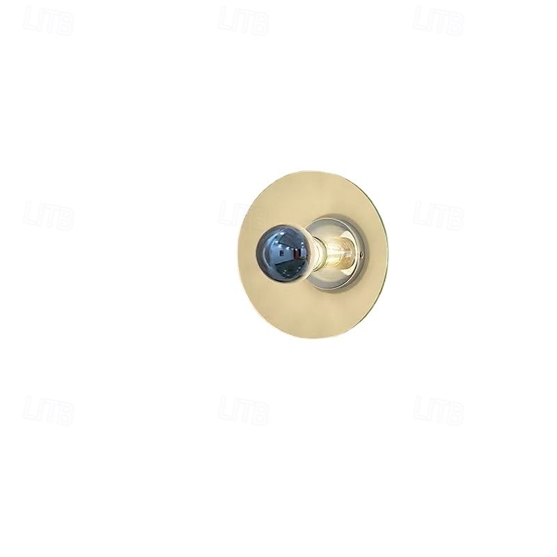 Aplique de pared de cristal romántico bauhaus, estilo medieval, retro, cromado, para sala de estar, luces led, lámpara de techo para pasillo de dormitorio, 110-240 V, 5 W 2025 - $99.99 –P3