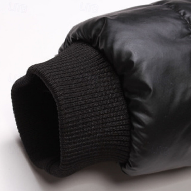 Herr Vinterjacka Pufferjacka Quiltad jacka Vadderad Klassisk Stil Polyester Ficka Utomhus Datum Ledigt / vardag Normal Mode Ledigt Håller värmen Vindtät Vinter Färgblock Mörkgrå Blå Grön Pufferjacka 2025 - $44.99 –P6