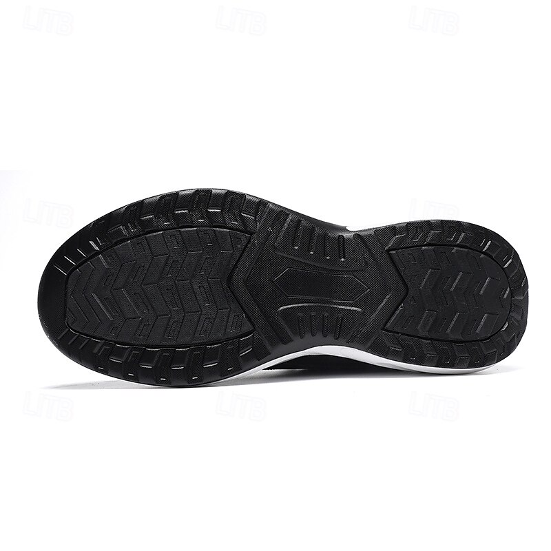 Schwarze Laufschuhe für Herren mit Fellfutter, warme Wintersportschuhe für Outdoor-Sport und Freizeit 2025 - $54.99 –P8