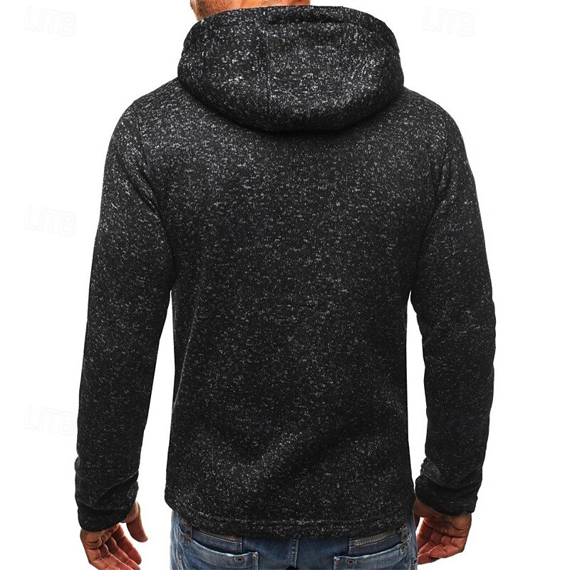 Homens Moletom com zíper Full Zip Hoodie Moletom de lã Preto Azul Cinza Claro Com Capuz Tecido Zip Up Bolsos Desportos e Ar livre Diário Feriado Poliéster Roupa de rua Básico Casual Outono & inverno de 2025 por $16.49 –P7