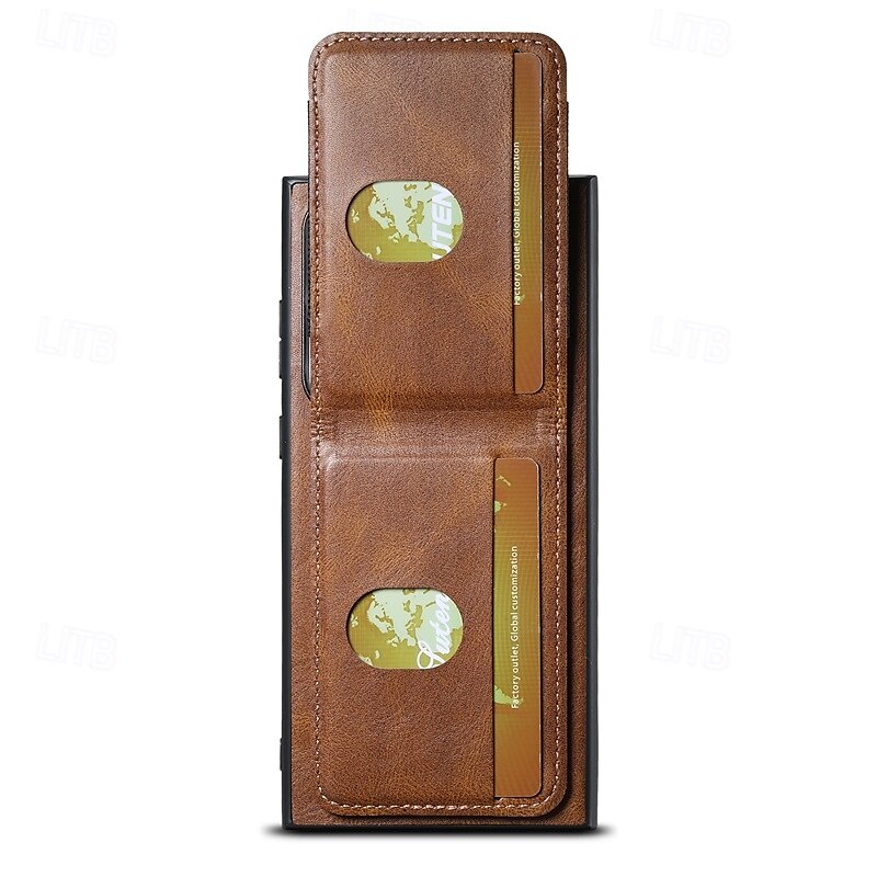 telefon Maska Pentru S24 Ultra Plus S23 Ultra Plus S22 Plus Ultra S25 Ultra Capac Spate rezista Loc pentru card Anti Șoc Retro TPU PC PU piele 2025 - $19.99 –P1