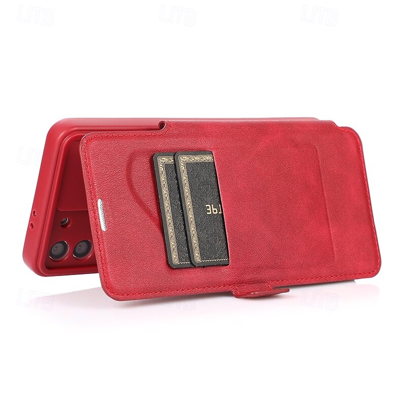 Phone Case For S21 A72 A71 A51 A31 S20 Plus S20 Ultra S20 A32 A52 Flip Cover with Stand Holder Card Slot Shockproof Retro TPU PU Leather 2025 - $17.99 –P4