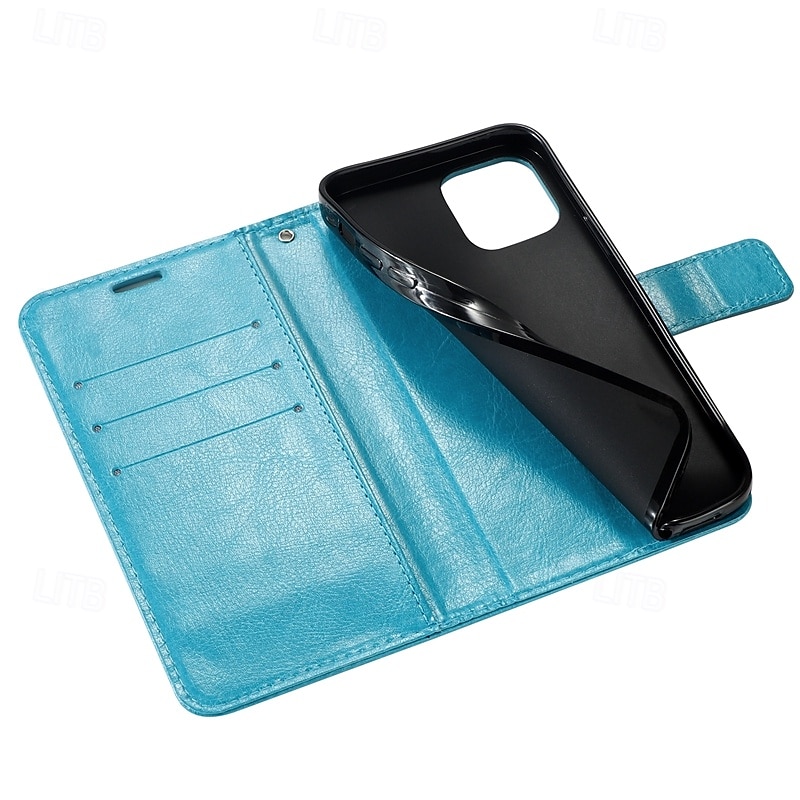 2025年 電話 ケース 用途 iPhone 16 Pro Max プラス iPhone 15 プロマックスプラス iPhone 14 13 12 11 Pro Max Plus Mini iPhone 14 Pro Max iPhone 13 12 11 Pro Max バックカバー スタンド付き カード挿入口 耐衝撃 レトロ風 TPU PUレザー  コレクション – $14.99 –P4