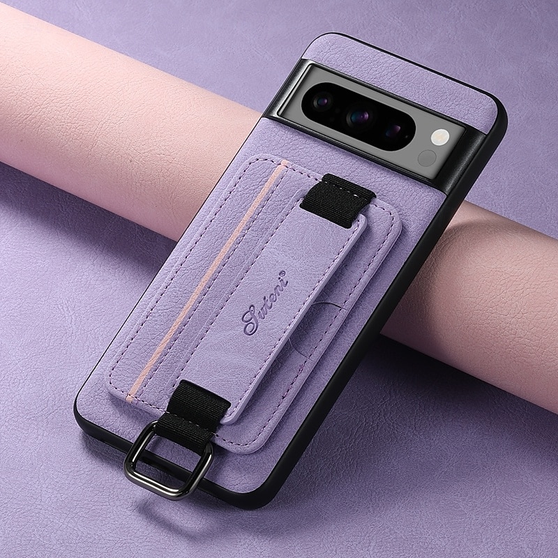 2025年 電話 ケース 用途 ピクセル9プロ ピクセル9プロXL Pixel 8 Pro Pixel 8 ピクセル9 Pixel 7 Pixel 7 Pro Pixel 6 Pixel 6 Pro バックカバー スタンド付き リストストラップ付き カード挿入口 レトロ風 TPU PC PUレザー  コレクション – $19.99 –P19