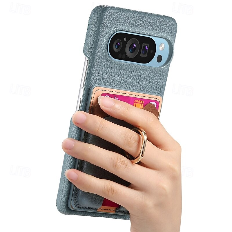 teléfono Funda Para Píxel 9 Pro Pixel 9 Pro XL Pixel 8 Pro Pixel 8 Píxel 9 Pixel 7 Pixel 7 Pro Pixel 6 Pixel 6 Pro Funda Trasera Soporte para Anillo Ranura para tarjetas Antigolpes Retro TPU Cuero de 2025 - $19.99 –P1