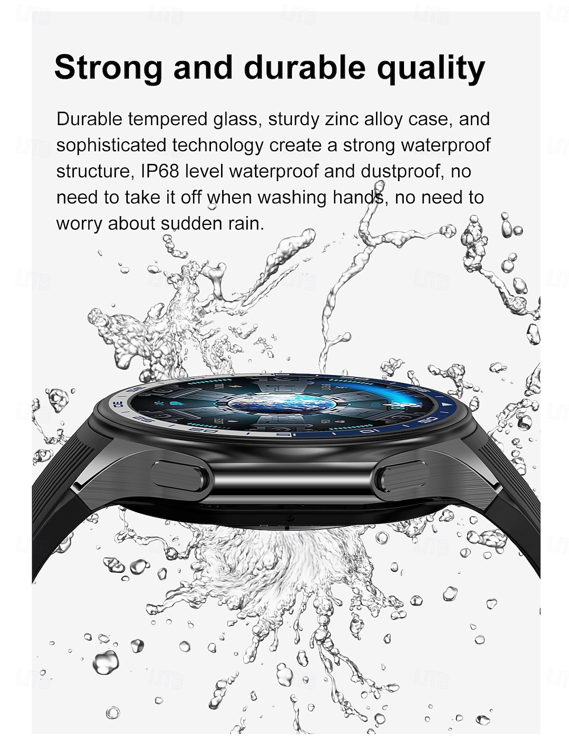 DT WATCH X Smart Watch 1.43 inch Smartwatch Fitness Running Watch Bluetooth Pedometer Call Reminder Fitness Tracker Compatible with Android iOS Men Long Standby Hands-Free Calls Waterproof IP 67 46mm 2025 - $69.99 –P9