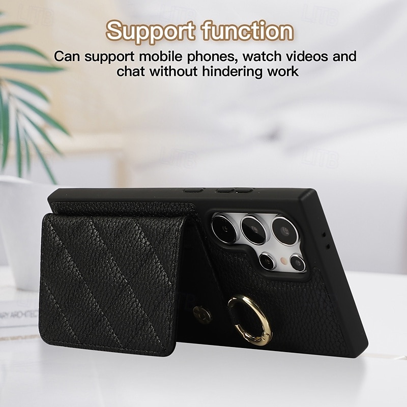 телефон Кейс для Назначение SSamsung Galaxy S24 Ultra S24 Plus S24 S23 Ultra Plus S23 S22 S22 Плюс Ультра S21 FE А55 А35 А25 А15 5Г A54 A34 A14 Откидная крышка со стендом с ремешком Разъем для карты 2025 - $23.99 –P5