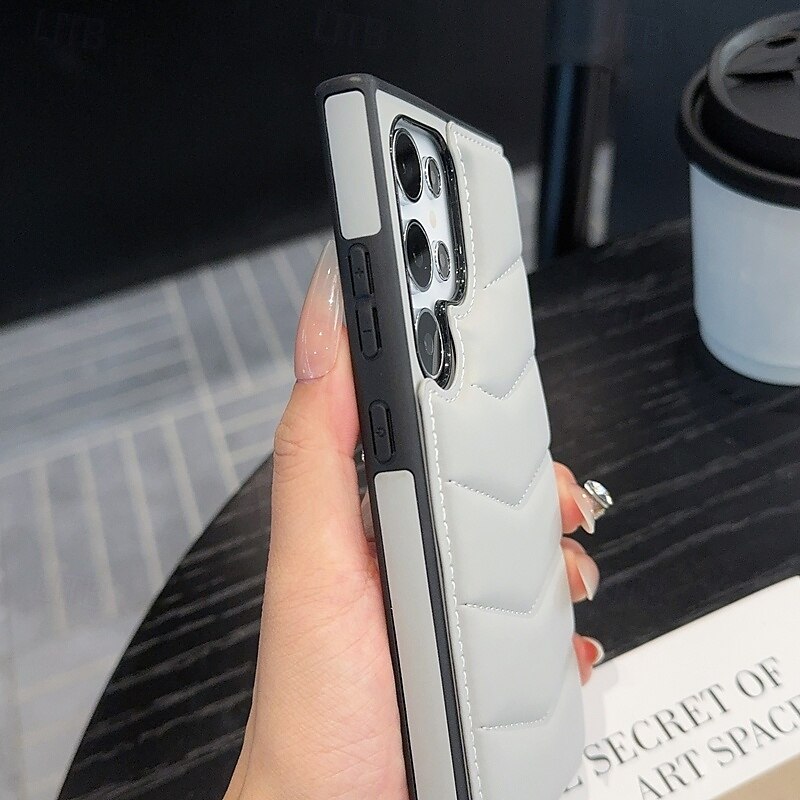 телефон Кейс для Назначение S24 S24 Ultra Plus S23 Ultra Plus S23 S22 S22 Плюс Ультра S25 Ультра Кейс на заднюю панель со стендом Магнитный Поддержка беспроводной зарядки Ретро ТПУ ПК Кожа PU 2025 - $21.99 –P3