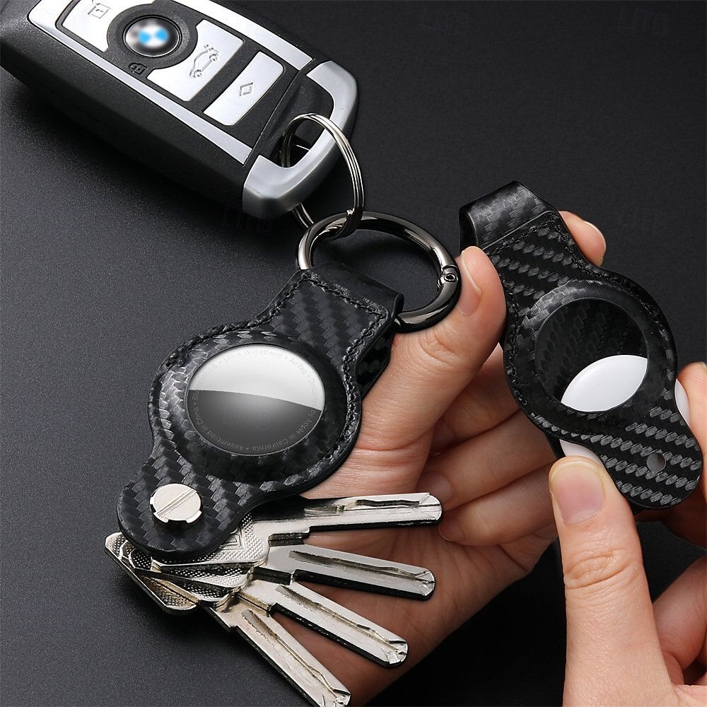 organizer per chiavi per airtag apple airtag portachiavi contiene fino a 3 chiavi adatto per chiavi lunghe airtag portachiavi girevole portachiavi con supporto air tag del 2025 a $15.99 –P7