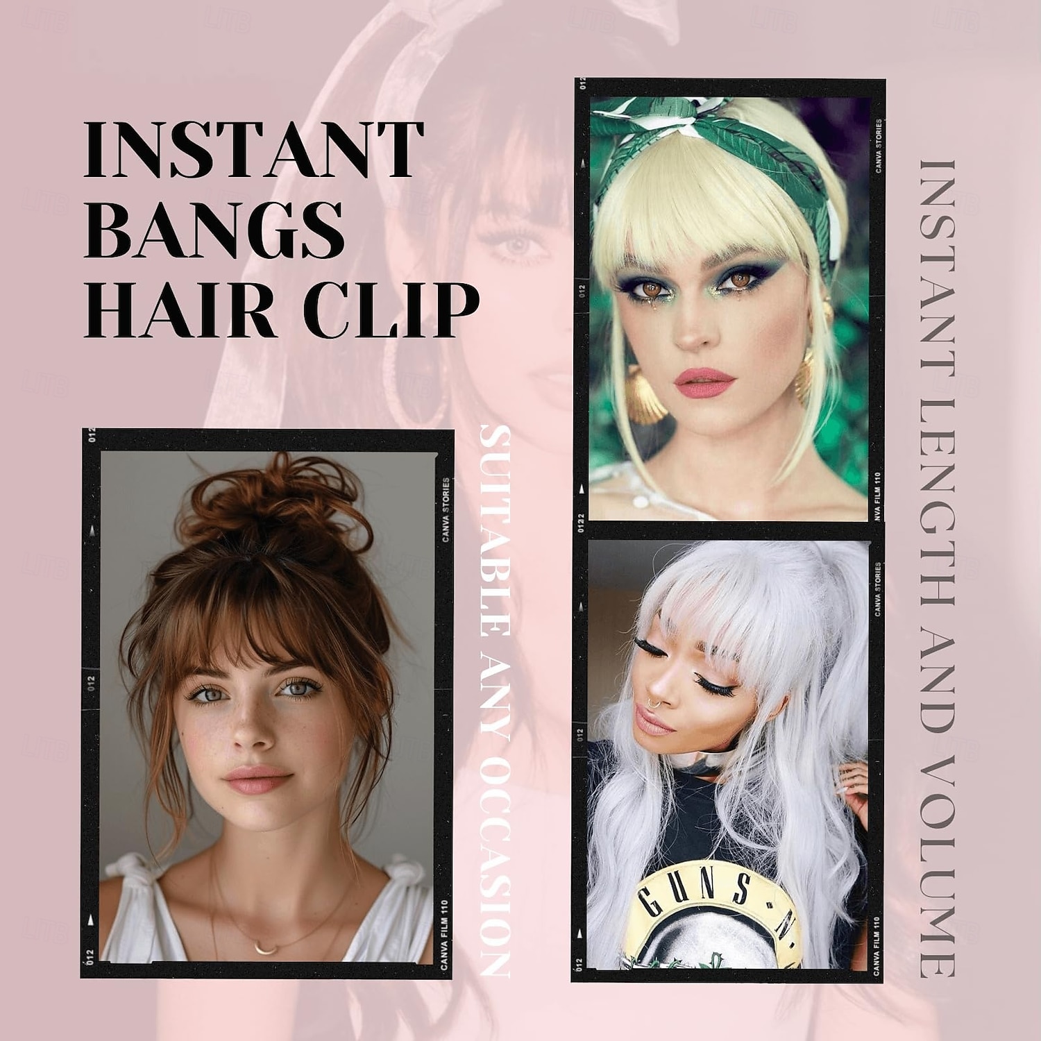 French Hair Bangs Clip on Long Wispy Bangs Hair Clip with Temples Natural Fringe Neat Bangs Hair Clip Hair Piece Long Bangs Clip in Hair Extensions for Women 2026 - $7.99 –P7