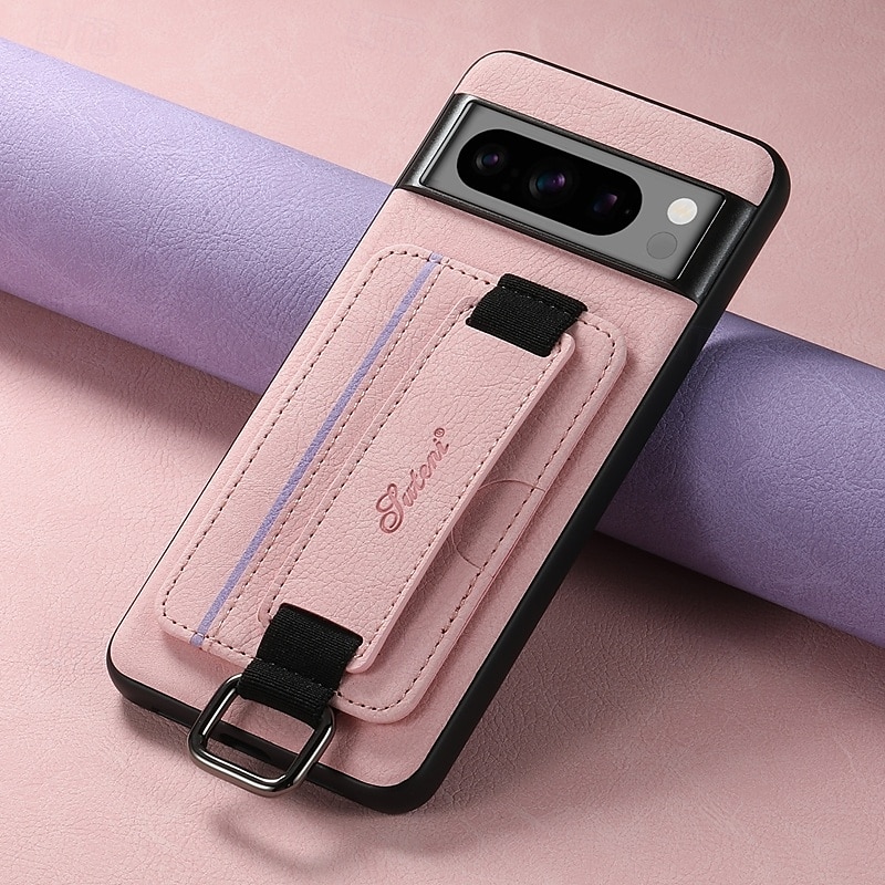 2025年 電話 ケース 用途 ピクセル9プロ ピクセル9プロXL Pixel 8 Pro Pixel 8 ピクセル9 Pixel 7 Pixel 7 Pro Pixel 6 Pixel 6 Pro バックカバー スタンド付き リストストラップ付き カード挿入口 レトロ風 TPU PC PUレザー  コレクション – $19.99 –P18