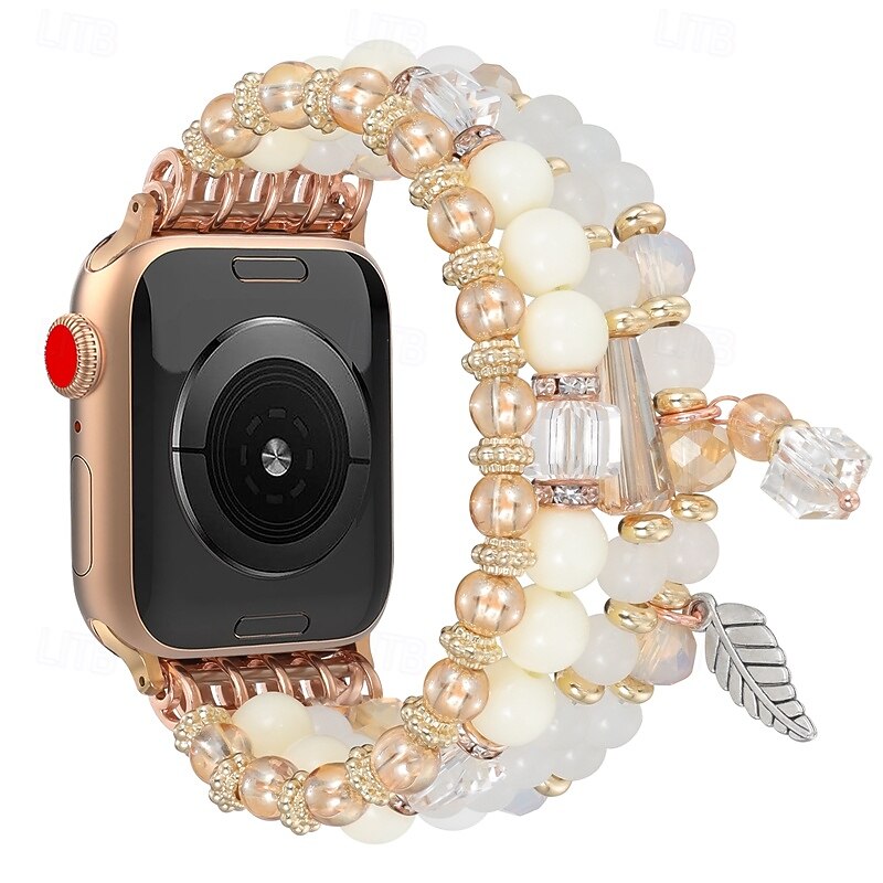 Pulseira Esportiva Compatível com Pulseira Apple Watch 38mm 40mm 41mm 42mm 44mm 45mm 49mm Com Miçangas Ajustável Respirável Contas pulseira de substituição para iwatch Ultra 2 Series 9 8 7 SE 6 5 4 3 de 2025 por $12.99 –P9